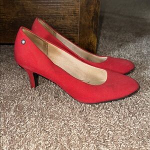 Red High Heel Pumps